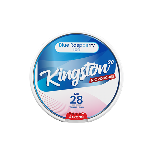 28mg Kingston Nicotine Pouches - 20 Pouches - Flavour: Grape Ice