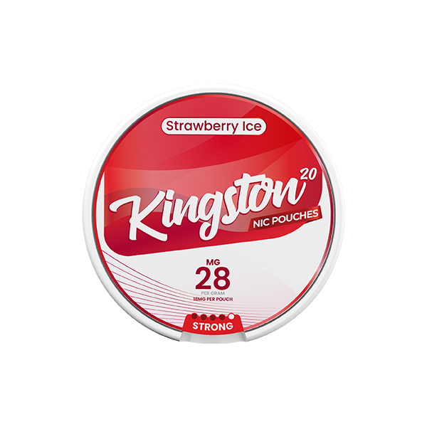 28mg Kingston Nicotine Pouches - 20 Pouches - Flavour: Grape Ice