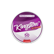 50mg Kingston Nicotine Pouches - 20 Pouches - Flavour: Blue Raspberry Ice