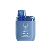 20mg RELX Lo-key Disposable Vape 600 Puffs - Flavour: Blueberry Pomegranate