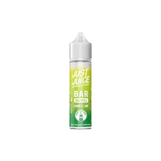 0mg Just Juice Bar Saltfill 40ml (40VG/60PG) - Flavour: Strawberry Kiwi