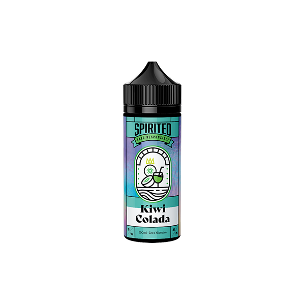 0mg Spirited By Fantasi 100ml Shortfill (70VG/30PG) - Flavour: Woodberry Mojito