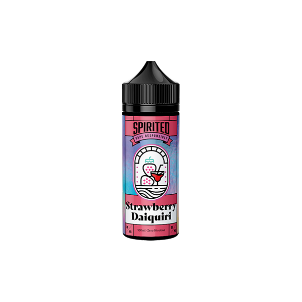0mg Spirited By Fantasi 100ml Shortfill (70VG/30PG) - Flavour: Woodberry Mojito
