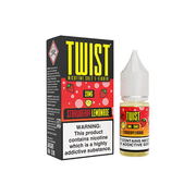 20mg Twist E-liquids Nic Salt 10ml (50VG/50PG) - Flavour: Ice Pink Punch Lemonade