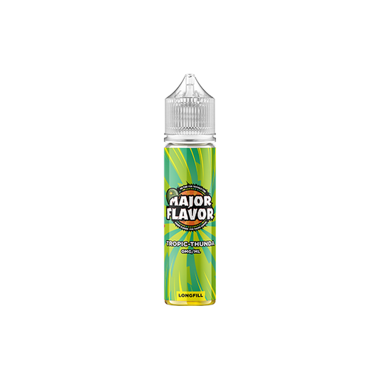 0mg Major Flavor 50ml Longfill (100PG) - Flavour: Straw-Nana