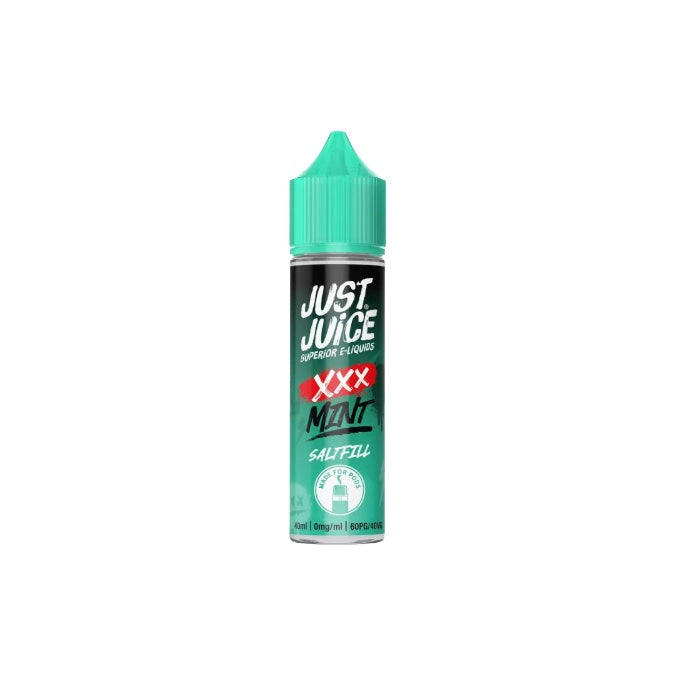 0mg Just Juice Mint 40ml Saltfills (40VG/60PG) - Flavour: Blue
