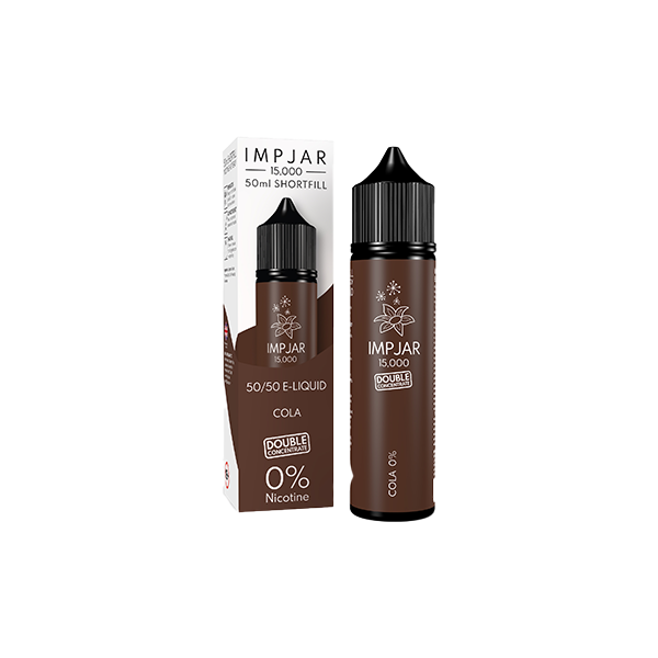 0mg Imp Jar Original 50ml Shortfill (50VG/50PG) - Flavour: Rainbow Fruits