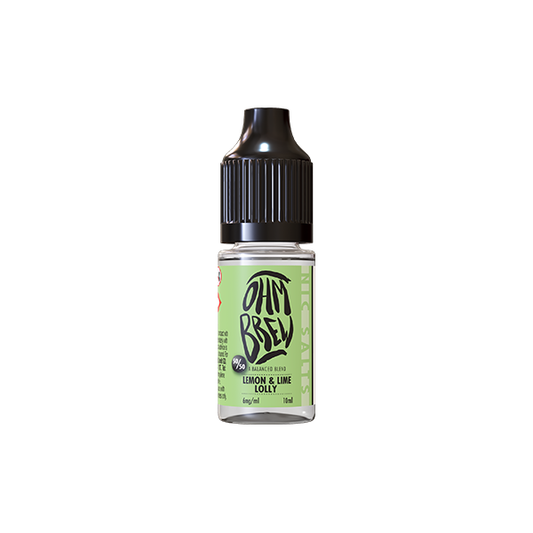 12mg Ohm Brew Balanced Blend 10ml Nic Salts (50VG/50PG) - Flavour: Banana Candy Ice