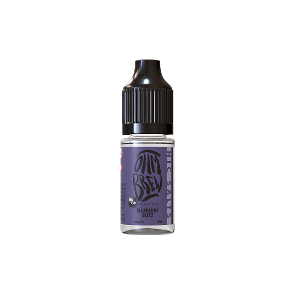 18mg Ohm Brew Balanced Blend 10ml Nic Salts (50VG/50PG) - Flavour: Fizzy Cherry Cola