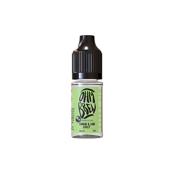 18mg Ohm Brew Balanced Blend 10ml Nic Salts (50VG/50PG) - Flavour: Fizzy Cherry Cola