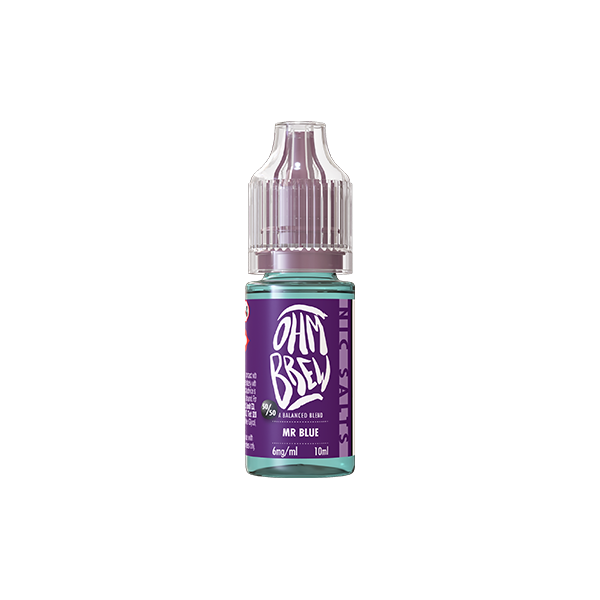 18mg Ohm Brew Balanced Blend 10ml Nic Salts (50VG/50PG) - Flavour: Fizzy Cherry Cola