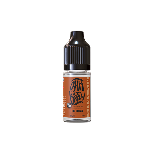 18mg Ohm Brew Balanced Blend 10ml Nic Salts (50VG/50PG) - Flavour: The Black