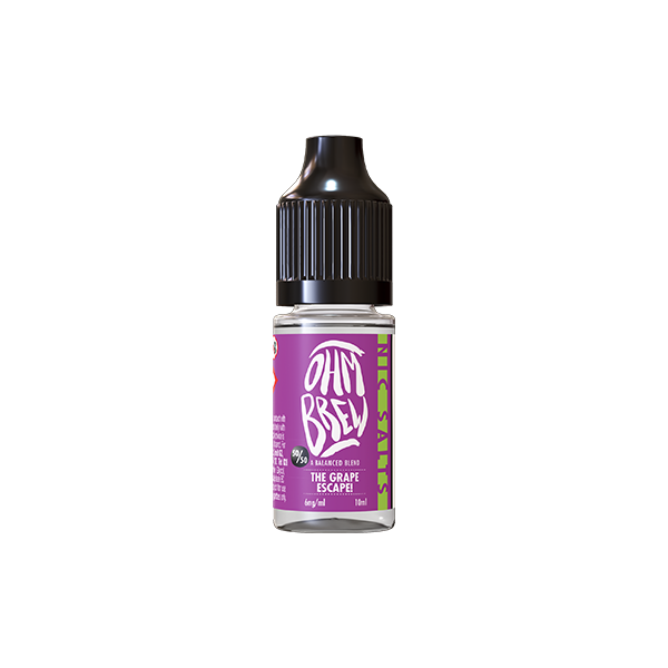 18mg Ohm Brew Balanced Blend 10ml Nic Salts (50VG/50PG) - Flavour: Fizzy Cherry Cola