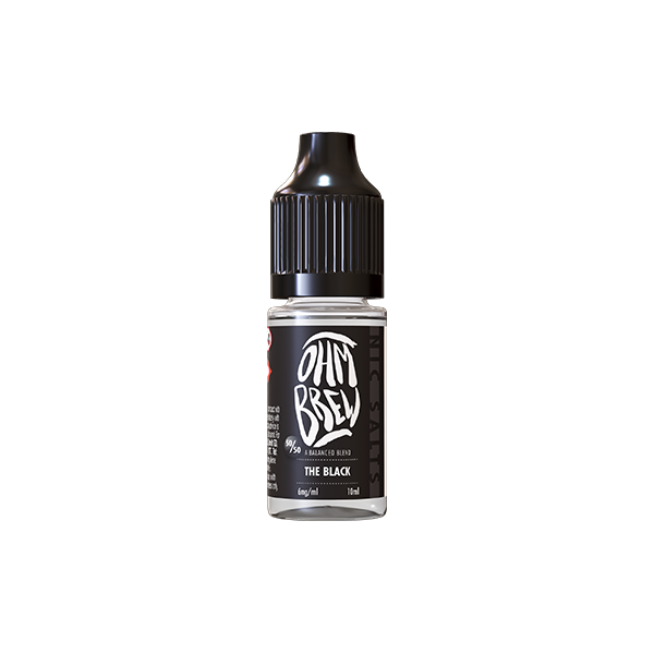 18mg Ohm Brew Balanced Blend 10ml Nic Salts (50VG/50PG) - Flavour: Fizzy Cherry Cola