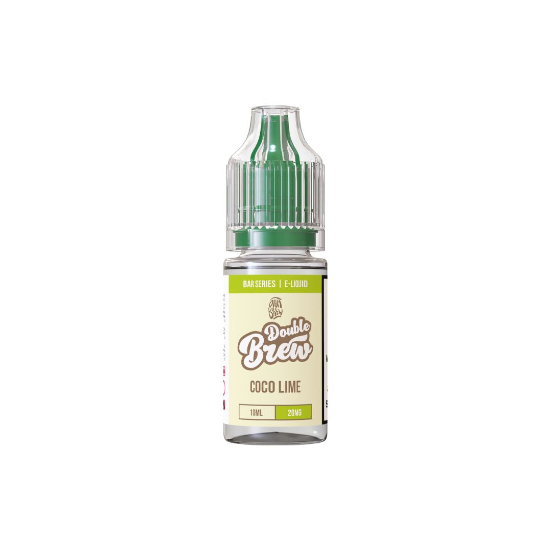 20mg Ohm Brew Bar Series Double Brew 10ml Nic Salts (50VG/50PG) - Flavour: Lemon Ice