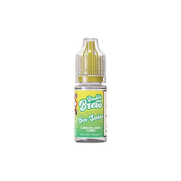 20mg Ohm Brew Bar Series Double Brew 10ml Nic Salts (50VG/50PG) - Flavour: Lemon Ice
