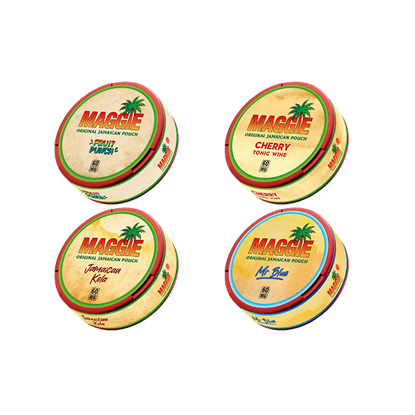 60mg Maggie Extreme Nicotine Pouches - 20 Pouches - Flavour: Mr Blue