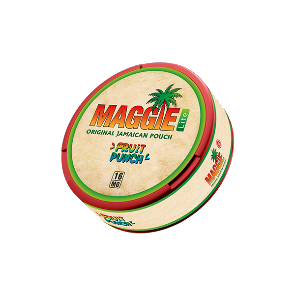 16mg Maggie Lite Nicotine Pouches - 20 Pouches - Flavour: Jamaican Kola