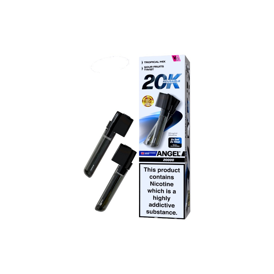 20mg Angel 20k Pods By Vapes Bars Prefilled Pods 20000 Puffs - Flavour: Yellow Edition