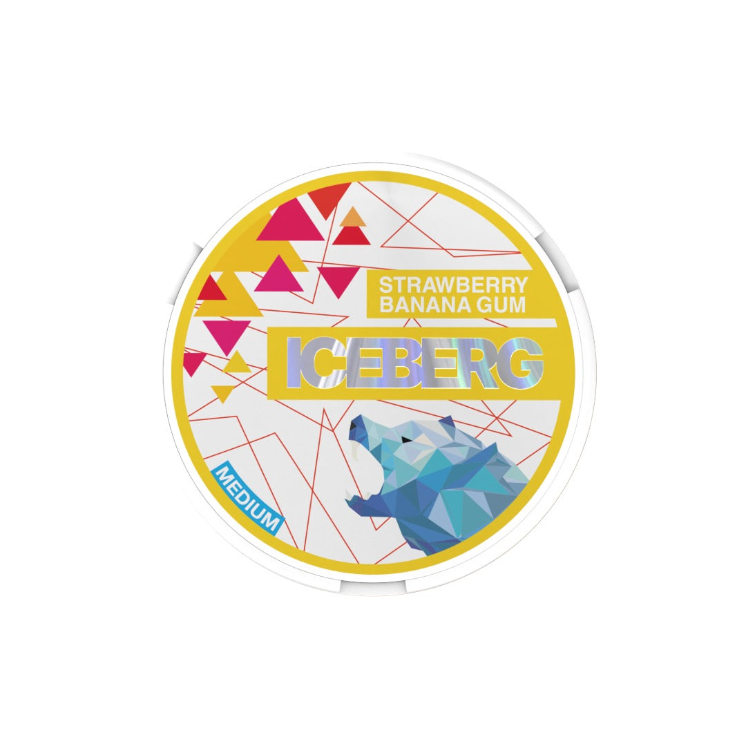20mg Iceberg Medium Nicotine Pouches - 20 Pouches - Flavour: Mango Banana