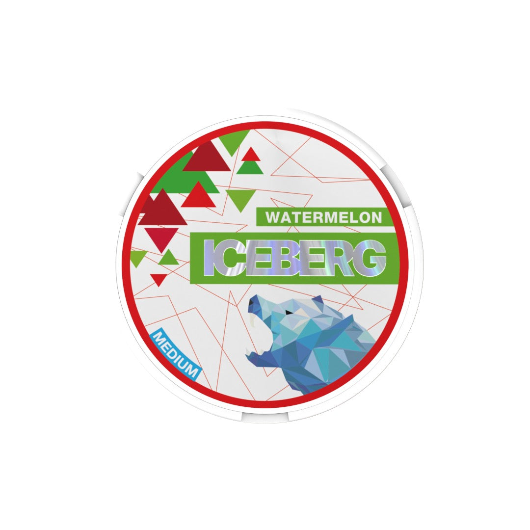 20mg Iceberg Medium Nicotine Pouches - 20 Pouches - Flavour: Watermelon
