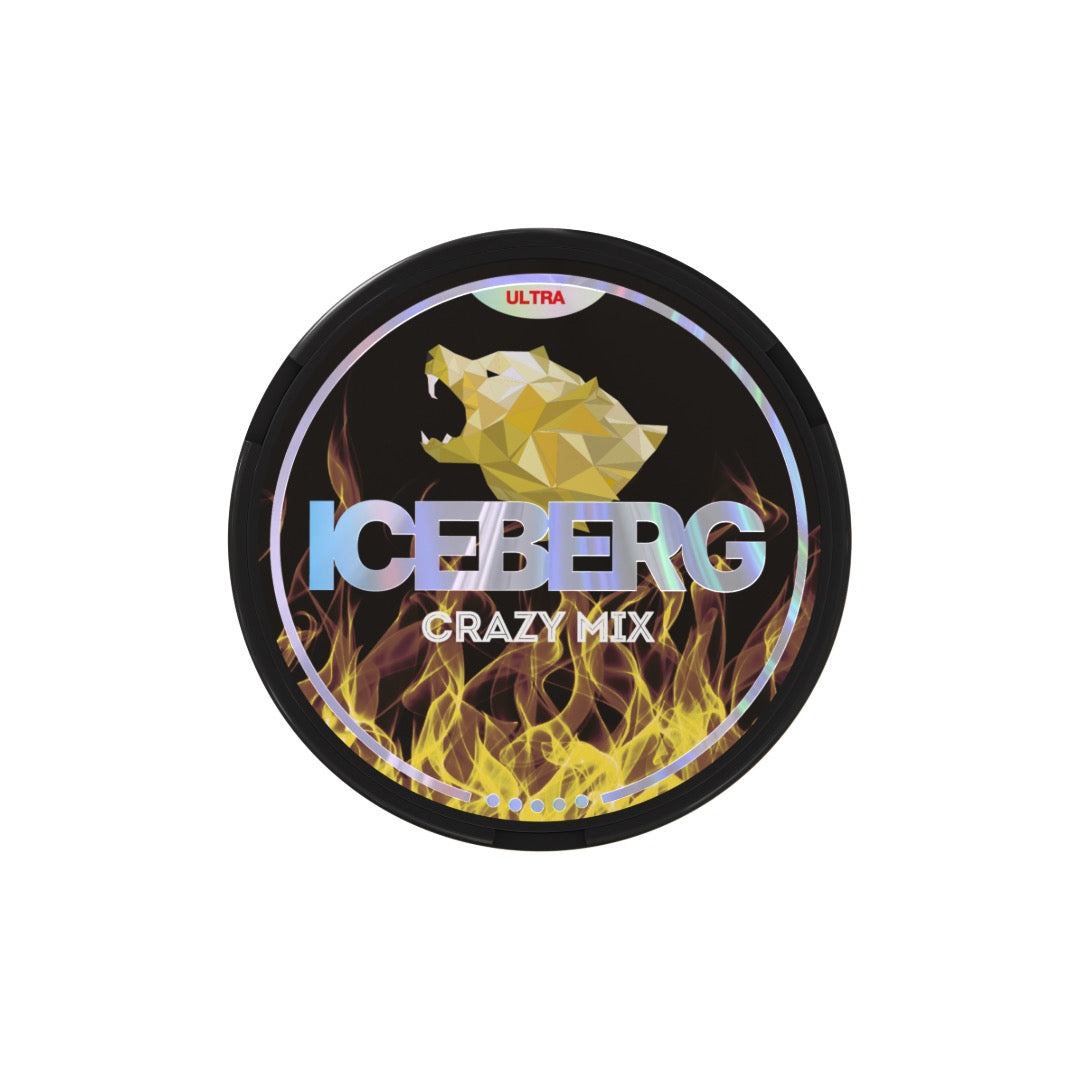 50mg Iceberg Ultra Nicotine Pouches - 20 Pouches - Flavour: Black