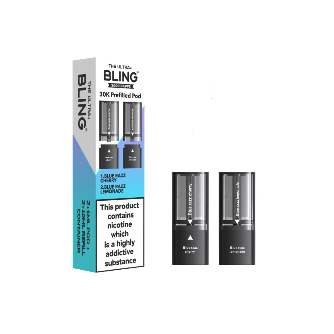 20mg Bling Ultra Pro Max 30K Prefilled Pods - Flavour: Fizzy Cherry / Cherry Cola