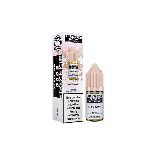 10mg Elux Firerose 5000 Nic salts 10ml (50VG/50PG) - Flavour: Strawberry Watermelon Bubblegum