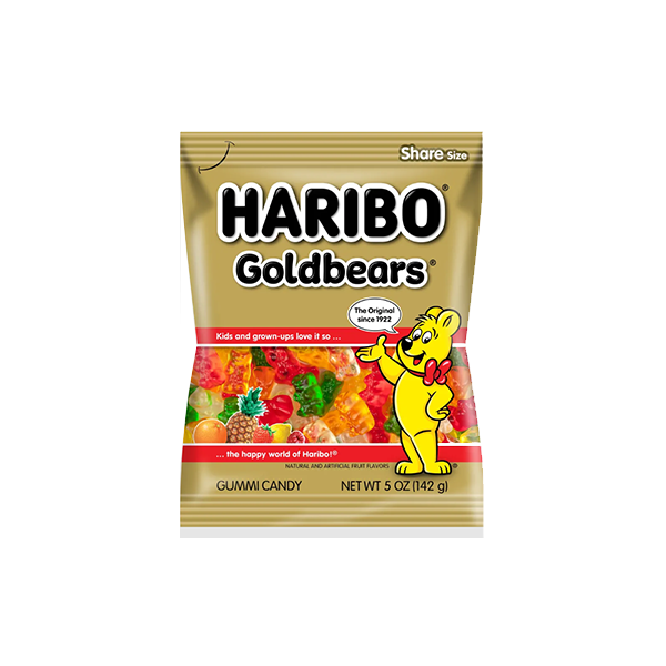 USA Haribo Share Bags - Flavour: Frogs - 142g & Quantity: Single Pack