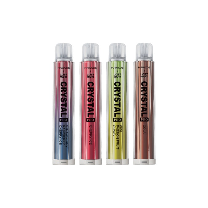 Hawcos x Lost Mary Crystal Pro Prefilled Pod Vape Kit - Flavour: Strawberry Burst