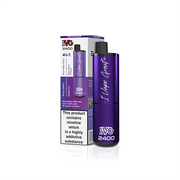 20mg IVG 2400 Disposable Vapes 2400 Puffs - Flavour: Grape Ice