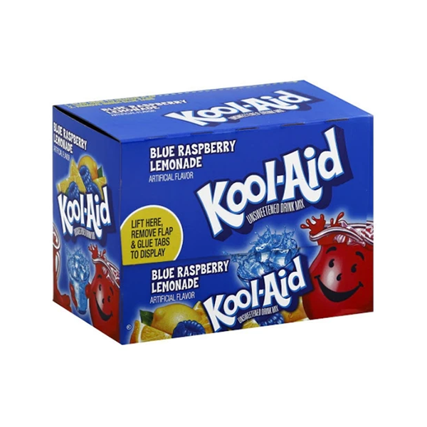 USA Kool-Aid Unsweetened Drink Mix - 48 Packets - Flavour: Lemon & Lime