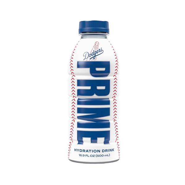 PRIME Hydration USA Dodgers Limited Edition Sports Drink 500ml - Past Best Before date - Quantity: Single