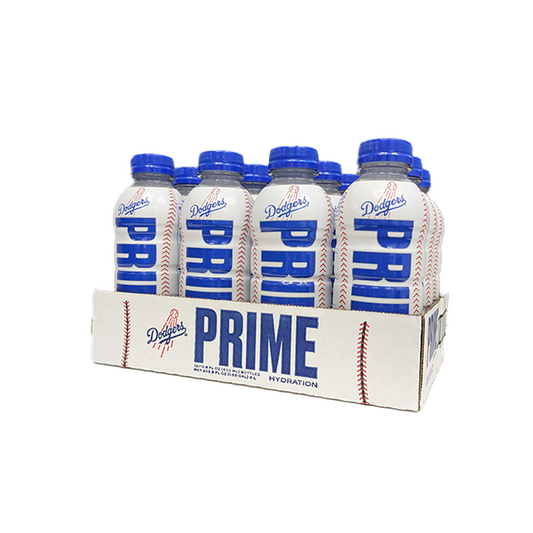 PRIME Hydration USA Dodgers Limited Edition Sports Drink 500ml - Past Best Before date - Quantity: Single