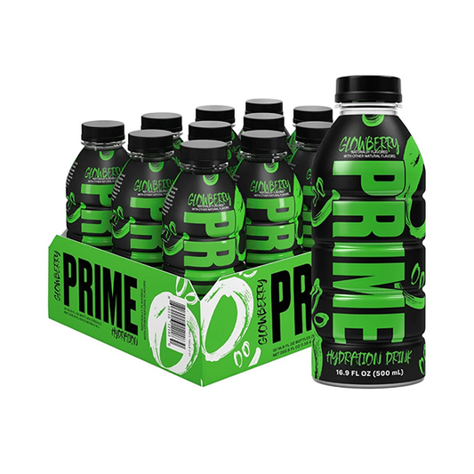 PRIME Hydration USA Glowberry Edition Sports Drink 500ml - Past Best Before Date - Quantity: Single