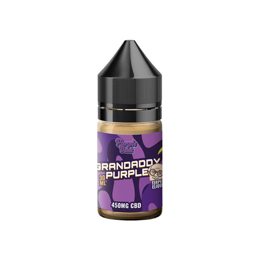 Purple Dank Terpene Infused 450mg Full Spectrum CBD E-liquid 30ml (BUY 1 GET 1 FREE) - Flavour: Blue Cheese