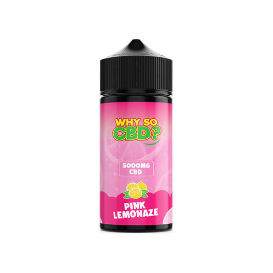 Why So CBD? 5000mg Full Spectrum CBD E-liquid 120ml - Flavour: Jammy Strawberries