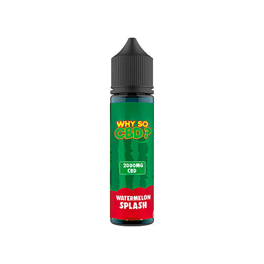 Why So CBD? 2000mg Full Spectrum CBD E-liquid 60ml - Flavour: Agent Apple