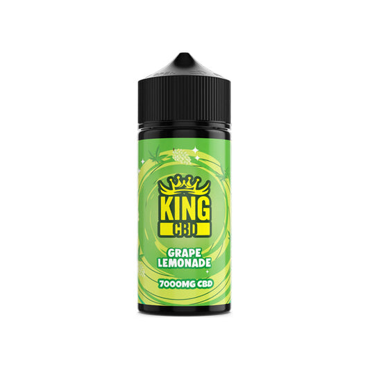King CBD 7000mg CBD E-liquid 120ml (BUY 1 GET 1 FREE) - Flavour: Blackcurrant Lemonade