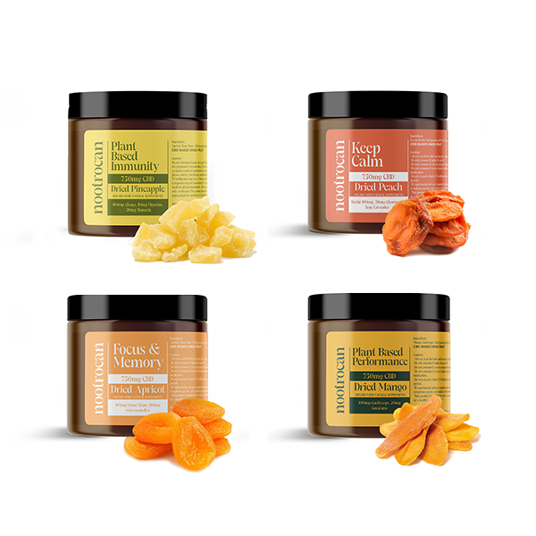 Nootrocan 750mg Full Spectrum CBD Nootropic Dried Fruits - 300g - Flavour: Plant Based Performance