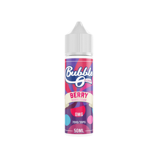 Bubble O 50ml Shortfill 0mg (70VG/30PG) - Flavour: Berry Bubblegum