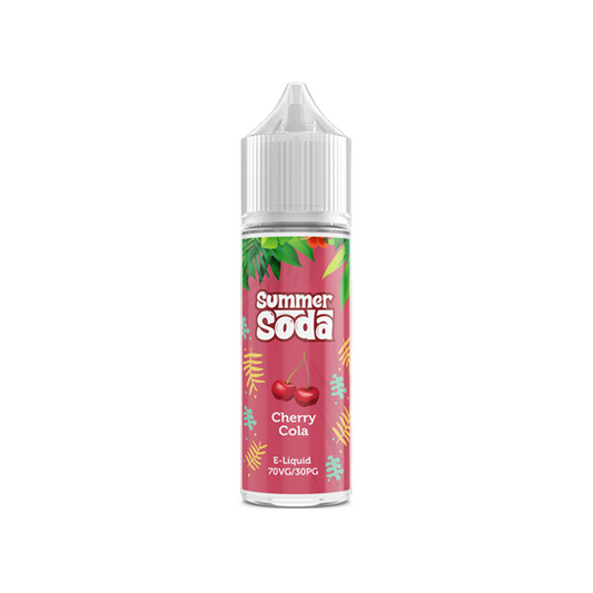 Summer Soda 50ml Shortfill 0mg (70VG/30PG) - Flavour: Blackcurrant Lemonade