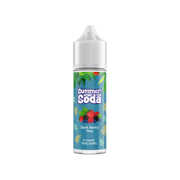 Summer Soda 50ml Shortfill 0mg (70VG/30PG) - Flavour: Peach Raspberry Fizz