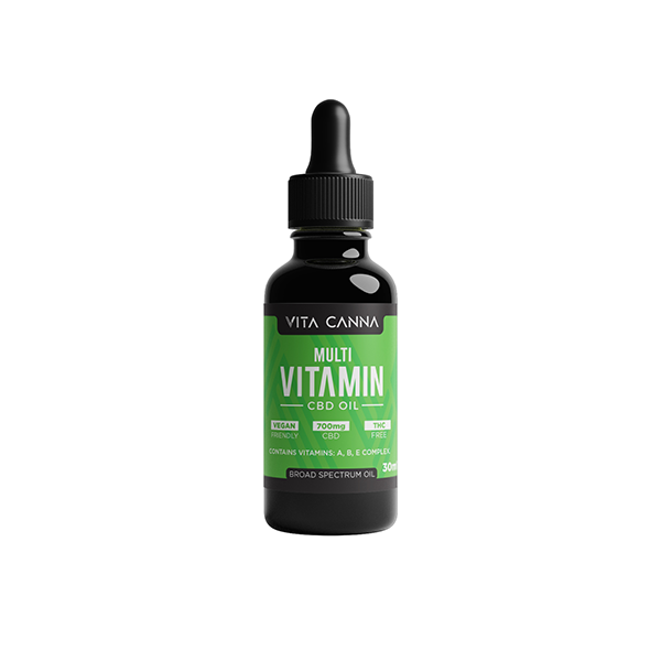 Vita Canna 700mg Broad Spectrum Functional CBD C8 MCT Oil - 30ml - Flavour: Strength