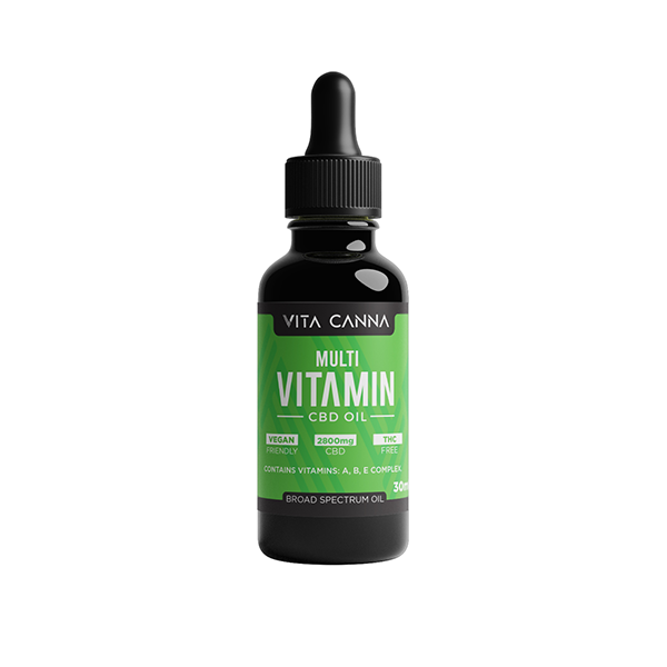 Vita Canna 2800mg Broad Spectrum Functional CBD C8 MCT Oil - 30ml - Flavour: Focus
