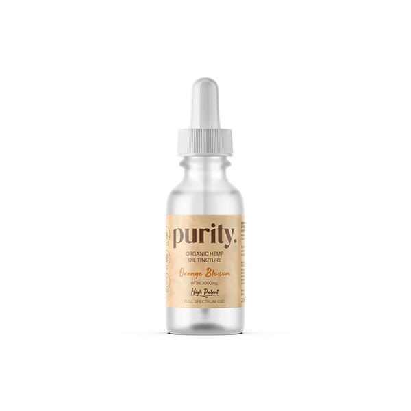 Purity 3000mg Full-Spectrum High Potency CBD Hemp Oil 30ml - Flavour: Natural