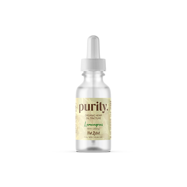 Purity 1200mg Full-Spectrum High Potency CBD Olive Oil 30ml - Flavour: Orange Blossom