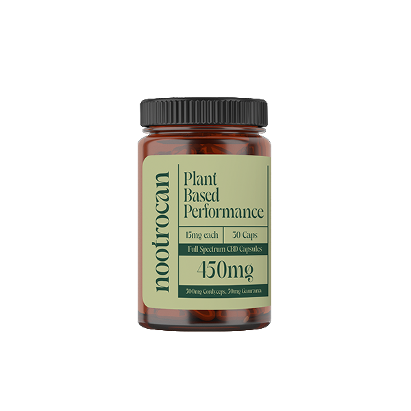 Nootrocan 450mg Full Spectrum CBD Nootropic Capsules - 30 Caps - Flavour: Focus & Memory