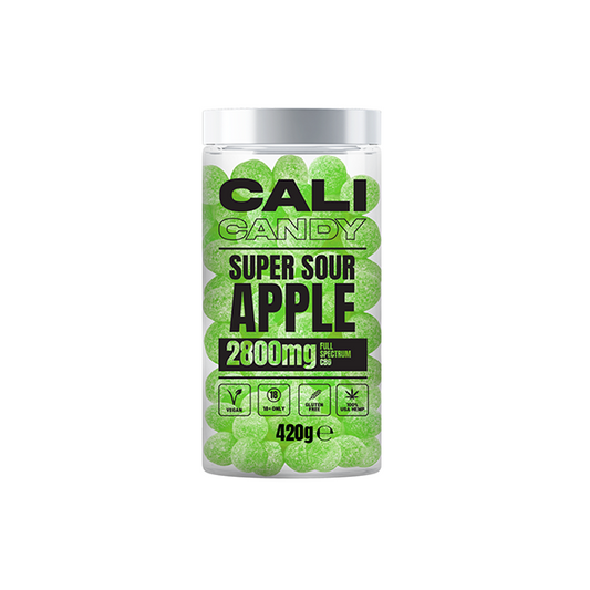CALI CANDY MAX 2800mg Full Spectrum CBD Vegan Sweets - 10 Flavours - Flavour: Peaches And Cream
