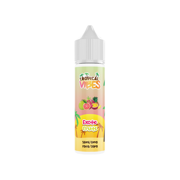 Tropical Vibes 50ml Shortfill 0mg (70VG/30PG) - Flavour: Fanta Lemon